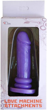 Love Machine Attachment EZ Bend Dong Purple Sex Machines